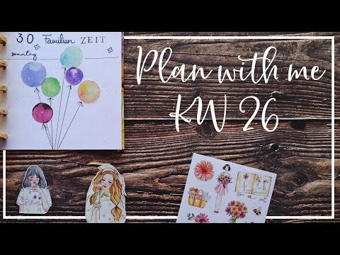 PLAN WITH ME - WOCHENDEKO KW 26 / 2019 - ICH LIEBE DIESE DEKO
