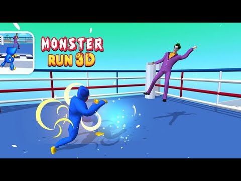 Monster run 3D - IOS Android Gameplay Walkthrough