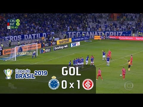 Gol - Cruzeiro 0 x 1 Internacional - Semifinal Copa do Brasil 2019