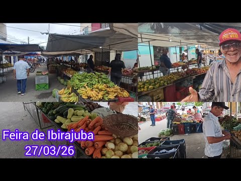 Feira de Ibirajuba-PE,com muita fartura ,olha isso Brasil! 27/03/2026.