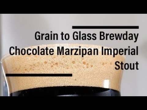 Chocolate Marzipan Imperial Stout Brewday and Tasting