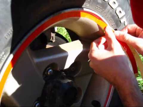 comment poser liseret de jante moto