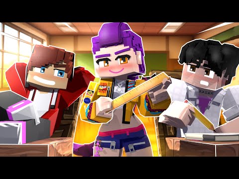 MAIZEN: JJ Sister is MISSING at SCHOOL💔(Kpop Demon Hunters) - Minecraft Animation JJ & Mikey