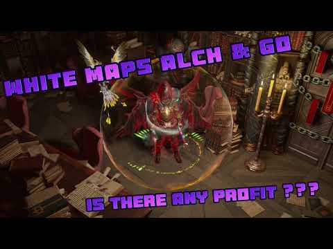 POE 3.22: 10 white maps alch and go. Is there any profit?!