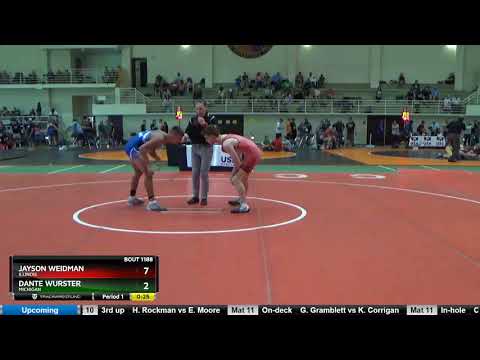 Junior 126 Jayson Weidman Illinois Vs Dante Wurster Michigan