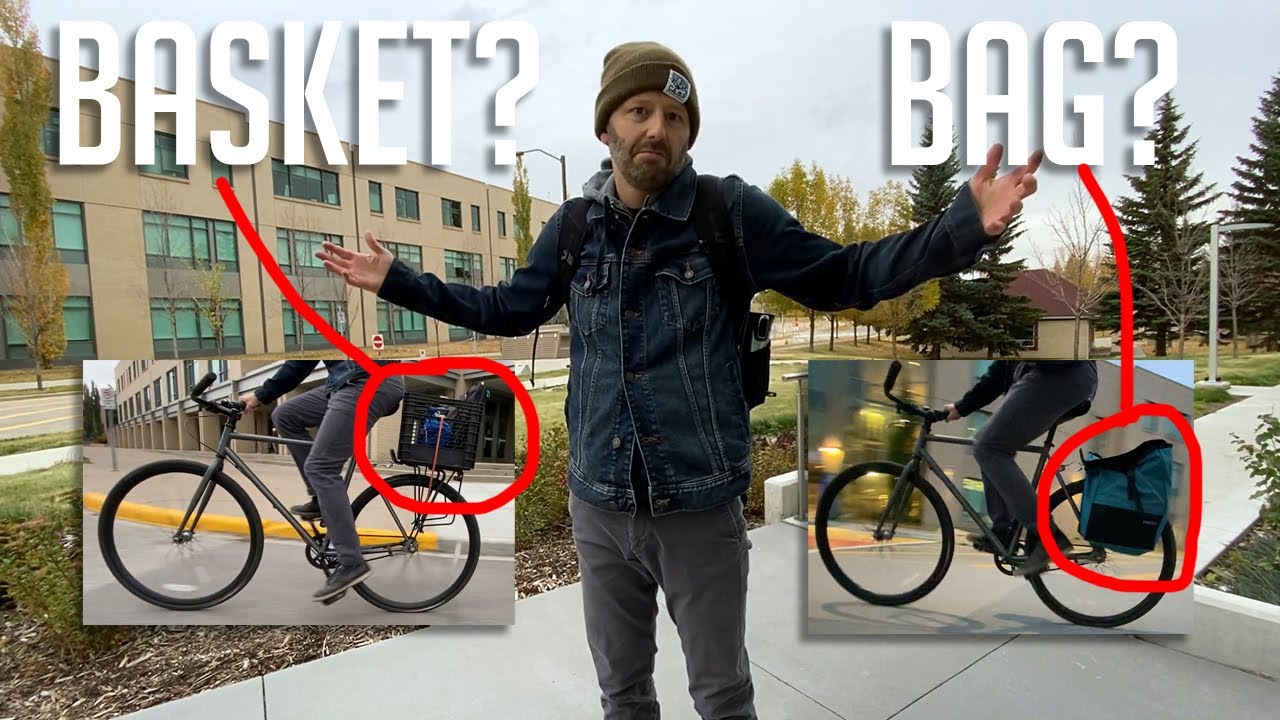 Watch Best way to carry stuff on your bike commute: Panniers, basket, backpack or milk crate now Best way to carry stuff on your bike commute: Panniers, basket, backpack or milk crate