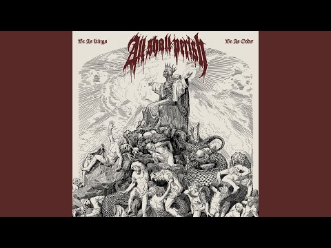 Official artwork for All Shall Perish's single Be as Kings, Be as Gods