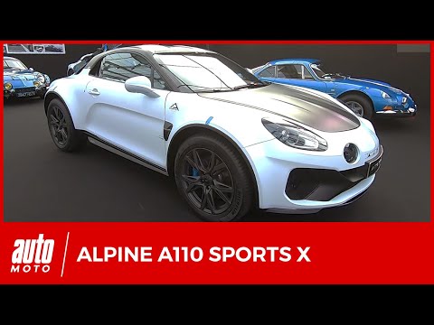 Nouvelle Alpine A110 SportsX : la Berlinette se décline en SUV