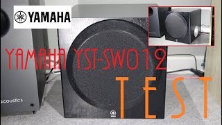 Video thumbnail for Yamaha YST-SW012 100W Subwoofer ( Bass & sound TEST ) by LS&M — Loudspeaker & more