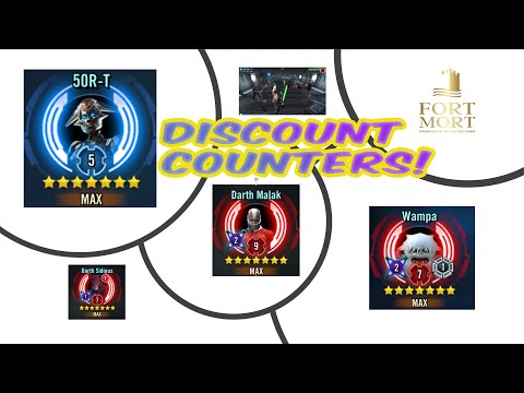 Swgoh Discount Counters. The underdogs that beat GL's and A Tier teams in GAC and TW!