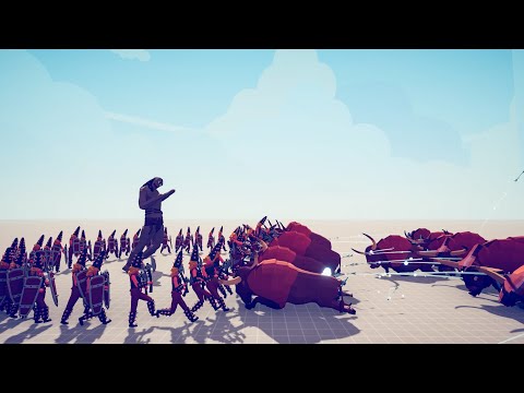 Exiled Sentinel + Giant Cyclops vs Every Unit - Totally Accurate Battle Simulator TABS