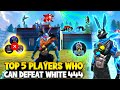Top 5 Player Who Can Defeat White 444 Raistar Vs White 444 Who Will Win Garena Free Fire