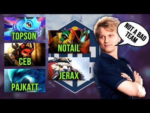 First Time Whole New OG Team on Pub Match - OG.Pajkatt New Core Player for ana - Dota 2
