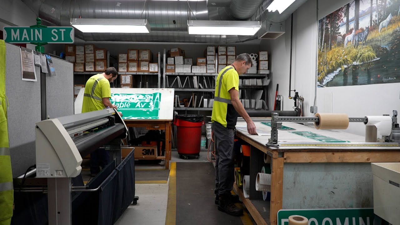 How it works: Explore the City’s sign shop