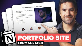 - Create the Portfolio Section（00:18:50 - 00:24:36） - How to Build a FREE Website with Notion (Full Tutorial)