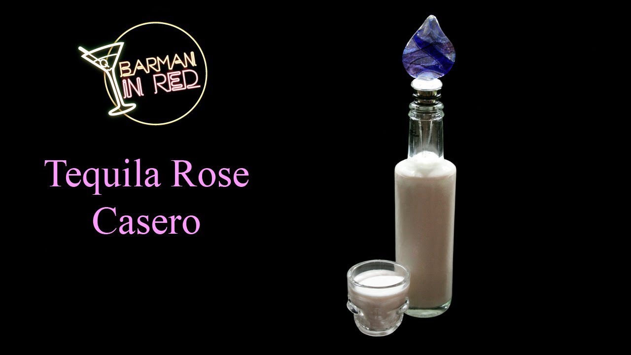 Como hacer un Tequila Rose Casero - Tequila de Crema de Fresa