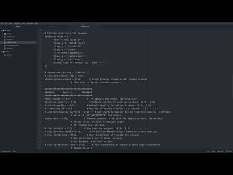 ArcoLinux : 413 Bspwm configuration - compton.conf