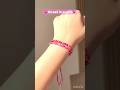 DIY Thread Bracelet