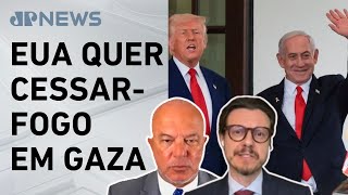 O que esperar da reunião entre Trump e Netanyahu? Motta e Thulio comentam