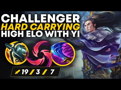 This is how to carry in Diamond as Master Yi! | Silencee Hard Carrying High elo!
