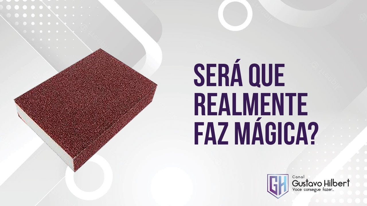 Esponja mágica para limpeza pesada - Gustavo Hilbert