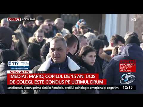 Tatăl lui Mario, adus sub escortă din pușcărie, la înmormântarea fiului