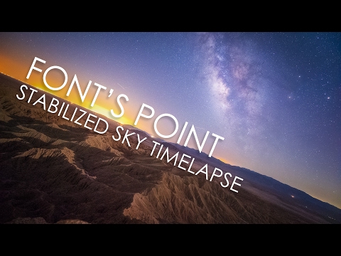 Fonts Point - Stabilized Sky Timelapse