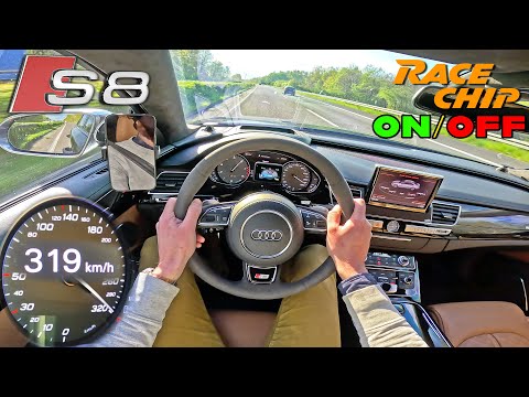 AUDI S8 PLUS 605HP | RaceChip GTS Black - STOCK vs TUNED