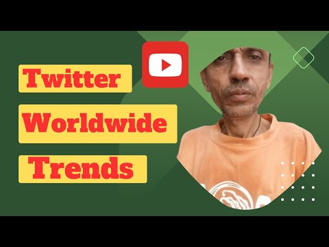 Twitter Worldwide Trends | How To Find Worldwide Trends On Twitter | #youtubevideo