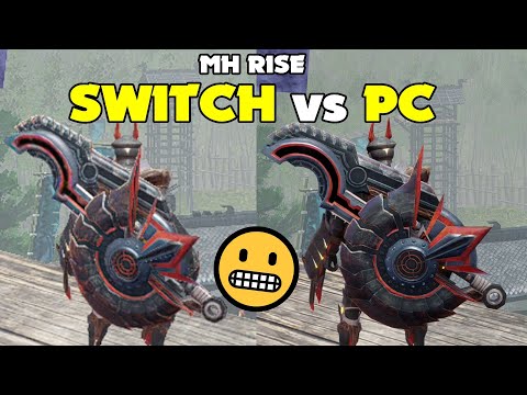 Monster Hunter Rise; PC and Switch Comparison - 4K Gameplay