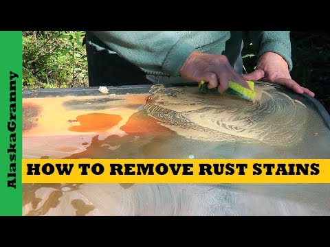 How To Clean Rust Off Glass - Remove Rust Stains From...
