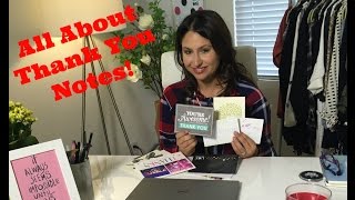 How to Write Thank You Notes! | The Intern Queen