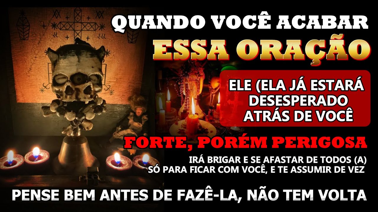 ORAÇÃO FORTE E PESSADA PARA AMARRAR DE VEZ A PESSOA AMADA. PRENDE E DOMINA A PESSOA NA MESMA HORA