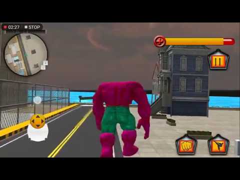 Superhero Bulko: Angry Monster City Battle