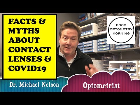 FATOS E MITOS SOBRE LENTES DE CONTATO E COVID19