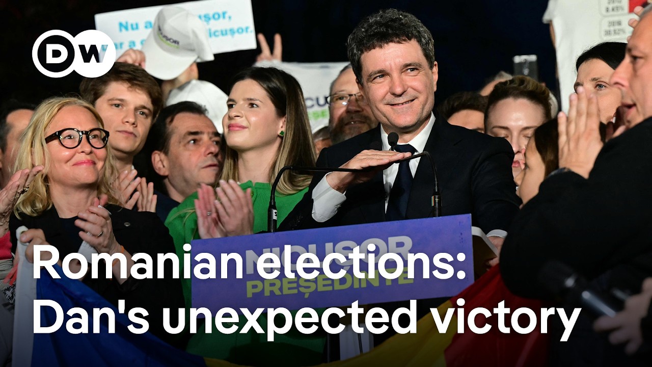 How did pro-EU candidate Nicusor Dan clinch an unexpected presidential win in Romania? | DW News