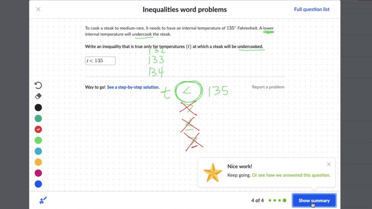 6th Grade Math: Inequalities Word Problems