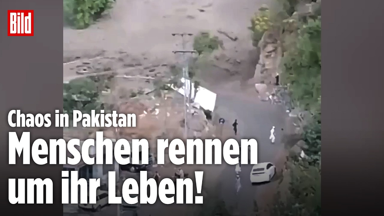 Erdrutsch in Pakistan: Mehrere Tote nach Unwetter! Menschen fliehen vor den Erdmassen