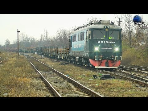 LDE2100 60-0936-4 & Tren cu Linii de Tramvai/Tram Tracks Freight Train in Oradea - 23 November 2018