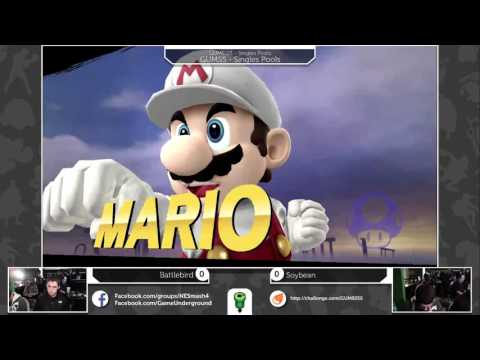 GUMS05 Singles (Pools) - Soybean (Mario) vs Battlebird (Ganondorf/Dedede)