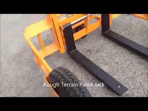 Rough terrain pallet truck