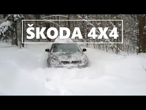 ŠKODA OCTAVIA 4X4 SNOW COMPILATION !!
