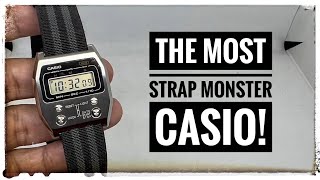 1st 2025 Full Review: Casio A1100D-1DF Vintage series, definitely a strap monster!