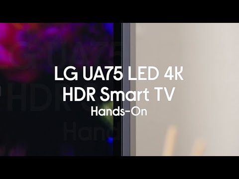 LG UA75 55" LED 4K HDR Smart TV 2025 - Hands On