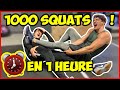 1000 SQUATS EN 1 HEURE ?! ⏰ CHALLENGE (record battu)