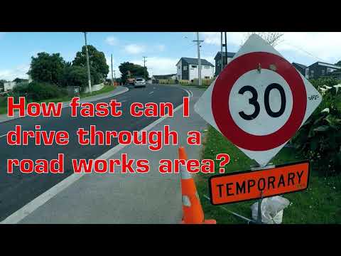 Common Driving Test Mistakes - Temporary Speed Zones