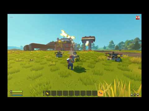 Scrap Mechanic Survival | Test&Try - Rotation Auto Spud Defense Test