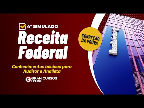 4° Simulado pré-edital Receita Federal do Brasil - Conhecimentos básicos para Auditor e Analista