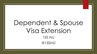 UK Dependent & Spouse Visa Extension 2024 - Main Applicant Changed Job? got ILR? or Visa Expiring?