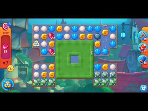 Fishdom. 5500 one shot 🎯 level no boosters and diamonds 🐟🐟🐟🐠🐠🐠